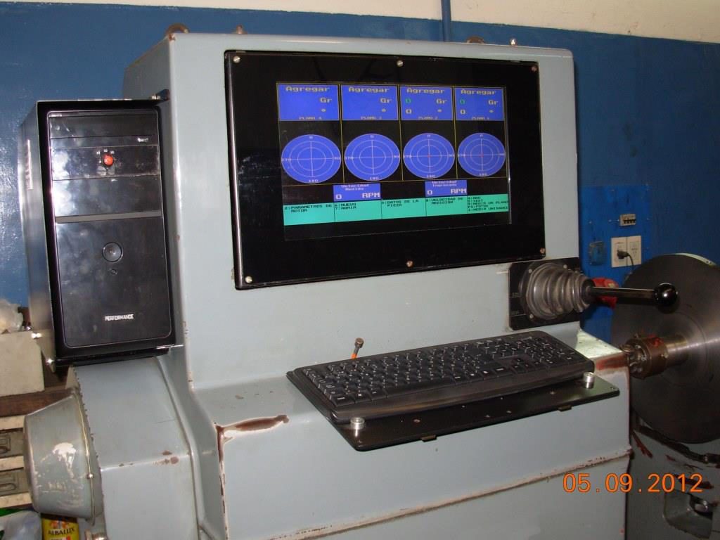 Pantalla de medición con vectores