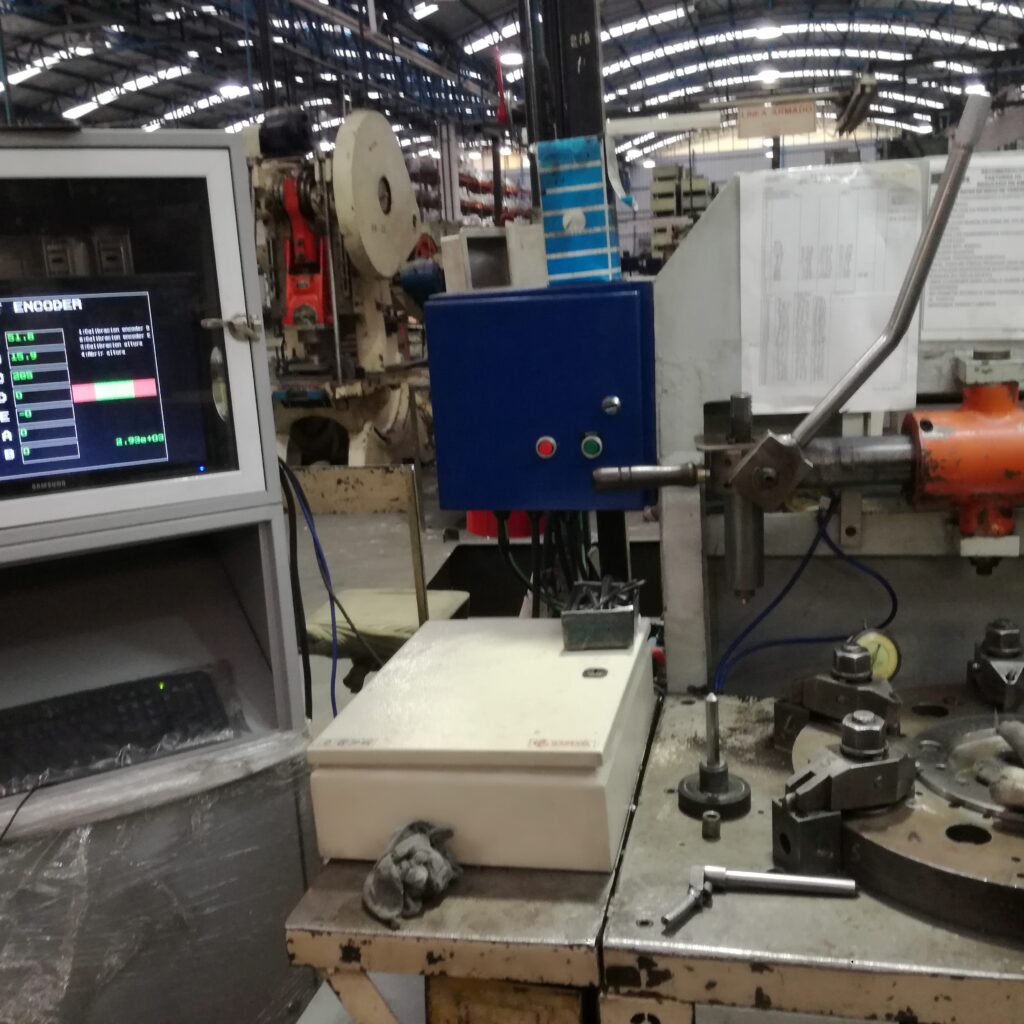 Pantalla de test encoder y panel